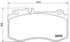 BREMBO P 50 087 Brake Pad Set, disc brake